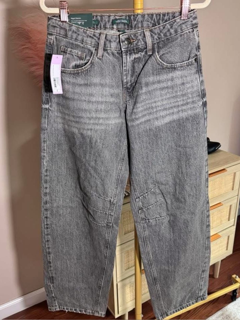 wild fable High-Rise Wide-Leg Jeans in Faded Gray - Picture 4 of 4